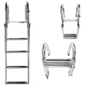 VETUS Inox 4-trinns Deluxe Svømmestige Med Syntetisk Grep