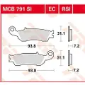 TRW Performance Offroad Yamaha Wr 250 F 21 Sintrede Bremseklosser