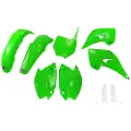 Ufo Kawasaki Kx 125/250 2004-2008 Kakit201f-026 Fork Protectors & Plastsett