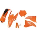 Ufo Ktm Sx/sx-f 2007-2010 Ktkit506f-127 Fork Protectors & Plastsett