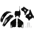Ufo Kawasaki Kx 125/250 1996-1998 Kakit192f-001 Fork Protectors & Plastsett