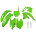 Ufo Kawasaki Kxf 250 2008-2008 Kakit210f-026 Fork Protectors & Plastsett