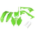Ufo Kawasaki Kxf 450 2018-2018 Kakit226f-026 Fork Protectors & Plastsett