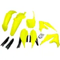 Ufo Yamaha Yzf 250/450 2019-2023 Yakit321f-dflu Fork Protectors & Plastsett