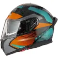 Nzi Go Rider Stream Quadri Fullface-hjelm