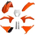Polisport Off Road Full Ktm Exc/exc-f/xc-w/xc-fw (12-13) Oem 91462 Plastsett