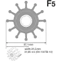 Johnson Pump F5 Nitrilpumpeimpeller