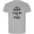 Kruskis Keep Calm And Fish Eco Kortarmet T-skjorte