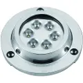 A.a.a. Ip68 6x3w Rundt Undervanns Blått Led-lys