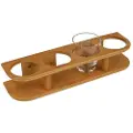 Bamboo Glassholder For 4 Glass