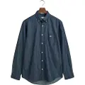 Gant Reg Indigo Bd Skjorte Med Lange Ermer