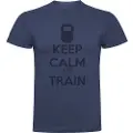 Kruskis Keep Calm And Train Kortarmet T-skjorte