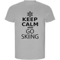 Kruskis Keep Calm And Go Skiing Eco Kortarmet T-skjorte