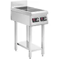 Usorteret Royal Catering Indukcinė viryklė 2 brenner frittstående 400 V 2 x 3500 W