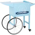 Royal Catering Popcorn Maskinvogn Base med Retroskap 51 x 37 cm - Blå