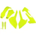 Ufo Husqvarna Te/tx/fe 2017-2019 Hukit618f-dflu Fork Protectors & Plastsett