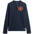 Superdry Vintage Athletic Grandad Langarmet T-skjorte