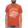 Superdry Copper Label Script Kortarmet T-skjorte