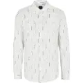 Armani Exchange 6dzc06-zn5dz Skjorte Med Lange Ermer