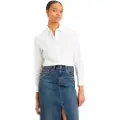 Levi's for woman. 34574-0042 Classic white shirt (XL), Casual, Cotton, Long sleeve