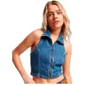 Superdry Collared Ermeløs Topp