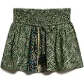 Superdry St Tropez Paisley Kort Skjørt