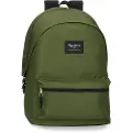 Pepe Jeans unisex for kids. PU120003 Aris backpack green (OSFA), Casual, Polyester, children's fashion