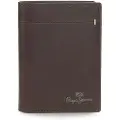 Pepe Jeans unisex. 7842032 Staple Vertical Leather Wallet with Coin Case Brown (OSFA), Casual