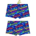 Turbo Aquabiking Letters Badeshorts Boxer