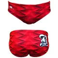 Turbo Red Waves Badetrusser