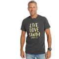 Buddyswim Live Love Swim Kortarmet T-skjorte