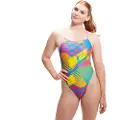 Speedo Allover Digital Vback Badetøy