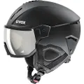 Uvex Instinct Visor, Skihjelm med Visir, Black Matt