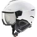 Uvex Instinct Visor, Skihjelm med Visir, White/Black Matt