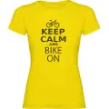 Kruskis Keep Calm And Bike On Kortarmet T-skjorte