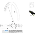 Mavic Ksyrium Pro Carbon Sl Ust Disc Venstre Eiker 12 Enheter