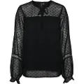 Vero Moda Leah Lace Langermet Bluse