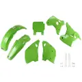 Ufo Kawasaki Kx 125/250 1992-1992 Kakit195f-026 Fork Protectors & Plastsett