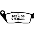 EBC Sfa-hh Series Sfa196hh Sintrede Bremseklosser