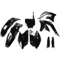 Ufo Kawasaki Kxf 250 2006-2006 Kakit204f-001 Fork Protectors & Plastsett