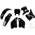 Ufo Kawasaki Kx 125/250 1993-1993 Kakit194f-001 Fork Protectors & Plastsett