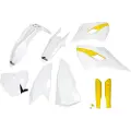 Ufo Husqvarna Tc/fc 2015-2015 Hukit628f-999w Fork Protectors & Plastsett