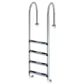 Productos Qp Stige Til Basseng Med Smal Veggmontering 4 Trinn
