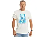 Buddyswim Live Love Swim Kortarmet T-skjorte