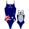 Turbo Australia Flag Tynn Stropp Badedrakt