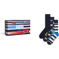 Happy socks Navy Gift Set Crewsokker 3 Par