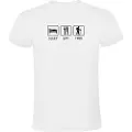Kruskis Sleep Eat And Trek Kortarmet T-skjorte