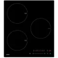 MPM 45-IM-07, Sort, Innebygget, 45 cm, Sonebasert induksjon, Glass, 3 zone(s)