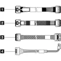 Lenovo - Lagerkabelsett - for 2,5 Chassis Front BP3