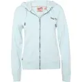 Superdry for woman. W2012214A Hoodie with zip hood and logo Essential blue (S), Casual, Sport, Cotton, Multisport